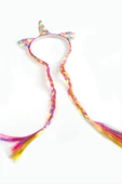 Unicrn Renkli Kulaklı Örgülü Taç thumbnail 4