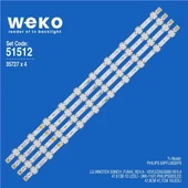 Philips 50PFL5602/F8 50'' 4 Adet Tv Led Bar ( Tvnizin içindeki led barla aynısı olduğunu görmeden almayınız. Led bar ürünlerinde paket açıldığında iade kabul edilmemektedir. ) thumbnail 1