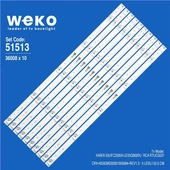 Haier 55UFC2500A  55'' 10 Adet Tv Led Bar ( Tvnizin içindeki led barla aynısı olduğunu görmeden almayınız. Led bar ürünlerinde paket açıldığında iade kabul edilmemektedir. ) thumbnail 1