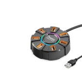 Usb Hub 7*Usb 1.2M Siyah HDX7035 - 1