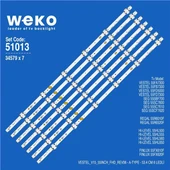 Seg 55SCF7620 55'' 7 Adet Tv Led Bar ( Tvnizin içindeki led barla aynısı olduğunu görmeden almayınız. Led bar ürünlerinde paket açıldığında iade kabul edilmemektedir. ) thumbnail 1