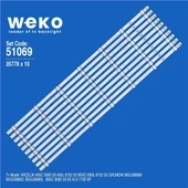 Grundig 65GUB8865 65'' 10 Adet Tv Led Bar ( Tvnizin içindeki led barla aynısı olduğunu görmeden almayınız. Led bar ürünlerinde paket açıldığında iade kabul edilmemektedir. ) thumbnail 1