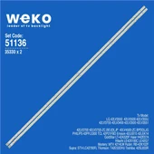 Hitachi LE42X100C 42'' 2 Adet Tv Led Bar ( Tvnizin içindeki led barla aynısı olduğunu görmeden almayınız. Led bar ürünlerinde paket açıldığında iade kabul edilmemektedir. ) thumbnail 1