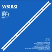 Xiaxin LE22A 32'' İnç 2 Adet Tv Led Bar ( Tvnizin içindeki led barla aynısı olduğunu görmeden almayınız. Led bar ürünlerinde paket açıldığında iade kabul edilmemektedir. ) thumbnail 1