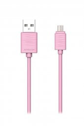 Joyroom JR-S118 İphone Lightning USB Hızlı Şarj ve Data Kablosu 1m Pembe - 1