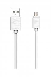Joyroom JR-S118 İphone Lightning USB Hızlı Şarj ve Data Kablosu 1m Beyaz - 1