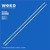 Samsung UE55D6050 55'' İnç 2 Adet Tv Led Bar ( Tvnizin içindeki led barla aynısı olduğunu görmeden almayınız. Led bar ürünlerinde paket açıldığında iade kabul edilmemektedir. ) thumbnail 1
