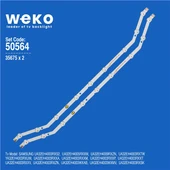 Samsung UA32EH4003MXXS 32'' İnç 2 Adet Tv Led Bar ( Tvnizin içindeki led barla aynısı olduğunu görmeden almayınız. Led bar ürünlerinde paket açıldığında iade kabul edilmemektedir. ) thumbnail 1