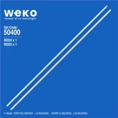 Sharp LCD-60LX640A 60'' İnç 2 Adet Tv Led Bar ( Tvnizin içindeki led barla aynısı olduğunu görmeden almayınız. Led bar ürünlerinde paket açıldığında iade kabul edilmemektedir. ) thumbnail 1