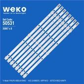 Aoc 43PFF4012 43'' İnç 8 Adet Tv Led Bar ( Tvnizin içindeki led barla aynısı olduğunu görmeden almayınız. Led bar ürünlerinde paket açıldığında iade kabul edilmemektedir. ) thumbnail 1