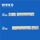 Sanyo LE106S14FM 42'' İnç 2 Adet Tv Led Bar ( Tvnizin içindeki led barla aynısı olduğunu görmeden almayınız. Led bar ürünlerinde paket açıldığında iade kabul edilmemektedir. ) thumbnail 2