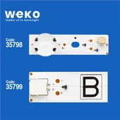 Vizio D70-F3 70'' İnç 12 Adet Tv Led Bar ( Tvnizin içindeki led barla aynısı olduğunu görmeden almayınız. Led bar ürünlerinde paket açıldığında iade kabul edilmemektedir. ) thumbnail 3