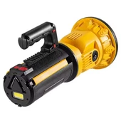 Powermaster MX-W5164-3 Kırmızı Mavi Çakarlı COB Ledli Şarjlı Kamp El Feneri Işıldak thumbnail 3