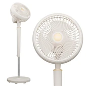 Everest Fan12 Dynabreeze 9'' 70 Watt 3 Hız Kademeli 2000RPM Çift Motorlu Vantilatör Krem Gold - 1