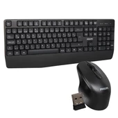 Philips SPT6348B USB Kablosuz Ofis Tipi Siyah Numpadli Türkçe Q Klavye Mouse Seti - 1