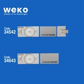 Wkset-5030 34642X4 34643X4 180-W00-390000H 8 Adet Led Bar ( Tvnizin içindeki led barla aynısı olduğunu görmeden almayınız. Led bar ürünlerinde paket açıldığında iade kabul edilmemektedir. ) thumbnail 2