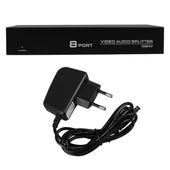 Powermaster PM-4832 8 Port Video Stereo Audio Dağıtıcı Çoğaltıcı 1024X768-85HZ - 3
