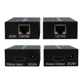 Powermaster HDMI To Cat5-Cat6 Extender 60 Metre Uzatıcı  PM-18232 - 3