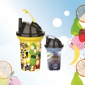 Tedy Pipetli Çocuk Içecek Bardağı Desenli Bardak 300ml - 1