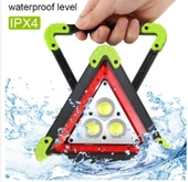 Reflektör 3 Ledli Güneş Enerjili - Kamp Feneri - Işıldak - Powerbank - 2