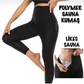 Agraflı Termal Sauna Tayt ( M ) Neotex Agraflı Terletme Taytı - 1