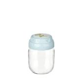 Vintage  Dekoratif  Desenli Cam Kavanoz 425ml - 14,3 oz - 1