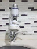 Filtreli Kireç Önleyici 360 Derece Dönen Hareketli Musluk Başlığı - 3 Fonksiyonlu - Krem thumbnail 5