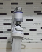 Filtreli Kireç Önleyici 360 Derece Dönen Hareketli Musluk Başlığı - 3 Fonksiyonlu - Krem thumbnail 4