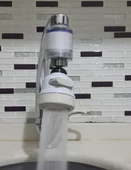 Filtreli Kireç Önleyici 360 Derece Dönen Hareketli Musluk Başlığı - 3 Fonksiyonlu - Krem thumbnail 2