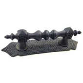 Antika Tarz Dekoratif Pirinç Ağır Kapı Çekme Kolu - 280x65 mm, Oksit - 1