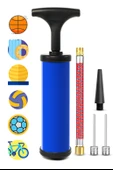 5li Şişirme Pompa Seti Futbol Bisiklet Pilates Topu Şişme Yatak Simit Kolluk Şişirme Pompası 20cm - 2