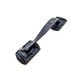 Antika Tarz Dekoratif Pirinç Ayak Tip Büyük Kapı Çekme Kolu - 220x50mm, Oksit - 1