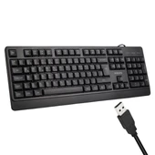 Philips SPK6247B USB 1.2 Metre Kablolu Klasik Siyah Numpadli Türkçe Q Klavye thumbnail 1