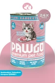 Pawgo Kitten Glory | Tavuklu | 400g X 24 | Parça Etli | Yavru Kedi Yaş Mama | - 1