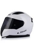 LS2 Rapıd 2 Beyaz Fullface Motosiklet Kaskı Siyah Camlı thumbnail 1