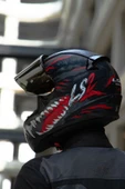 LS2 RAPID 2 KAIJU MAT SİYAH-KIRMIZI-BEYAZ KASK thumbnail 5