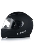LS2 Rapıd 2 Mat Siyah Fullface Motosiklet Kaskı Şefaf Camlı thumbnail 1