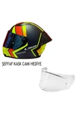 LS2 RAPID 2 EXTRA NEON SARI-NAVY MAVİ KASK ŞEFFAF KASK CAMI HEDİYELİ thumbnail 1
