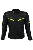 Vexo Calıfornıa 4 Mevsim Motosiklet Montu Siyah-Neon Sarı - 2
