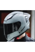 LS2 RAPID II RACE NARDO GRİ MOTOSİKLET KASKI SİYAH CAMLI thumbnail 1