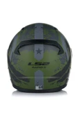 LS2 RAPID II THUNDER BIRDS MAT YEŞİL MOTOSİKLET KASKI SİYAH CAMLI thumbnail 5