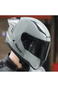 LS2 RAPID II RACE NARDO GRİ MOTOSİKLET KASKI SİYAH CAMLI thumbnail 4
