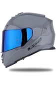 LS2 Storm 2 Nardo Gri  Full Face Motosiklet Kaskı Mavi Camlı thumbnail 3