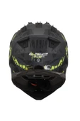 LS2 Pıoneer 2 Crazy Kapalı Kask Mat Siyah-gri-neon Sarı thumbnail 2