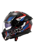 LS2 STREAM 2 TINUX SİYAH-KIRMIZI KASK thumbnail 2