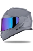 LS2 Storm 2 Nardo Gri Full Face Motosiklet Kaskı Gökkuşağı Camlı thumbnail 4