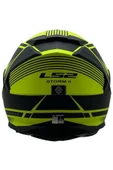 LS2 Storm 2 Dodger Neon Sarı Full Face  Motosiklet Kaskı Siyah Camlı thumbnail 4