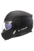 LS2 SCOPE 2 MAT SİYAH ÇENE AÇILIR KASK thumbnail 1