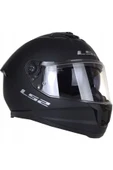 LS2 Stream 2 Mat Siyah Kapalı Motosiklet Kaskı thumbnail 2