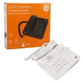 General Electric TK-30043 Ekransız Beyaz Masaüstü Telefon - 4